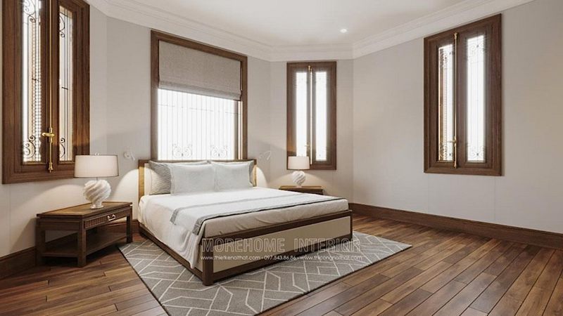 Tab đầu giường gỗ tự nhiên là một phần trang trí tinh tế và đẹp mắt để tô điểm cho không gian. Nó cũng mang lại sự thẩm mỹ cao cho không gian.