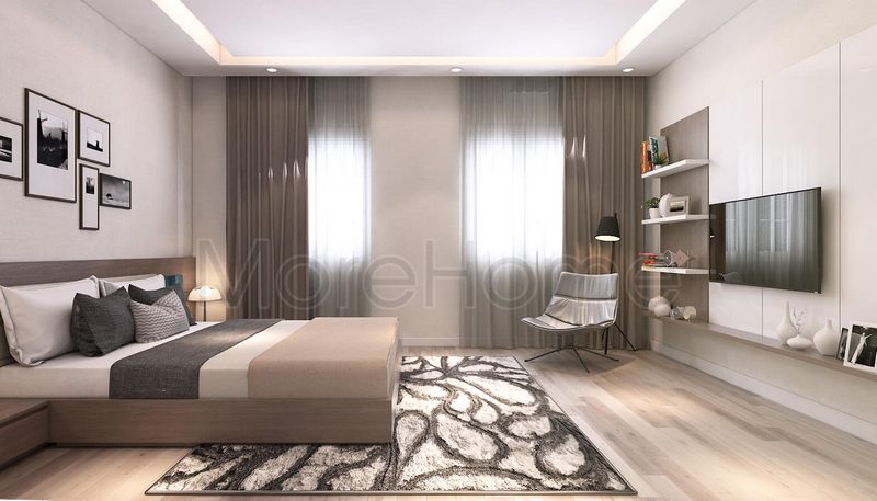Tạo ra một không gian phòng ngủ với gam màu ấm áp, nhẹ nhàng giúp gia chủ cảm nhận được sự trẻ trung, ấm cúng và tự nhiên.